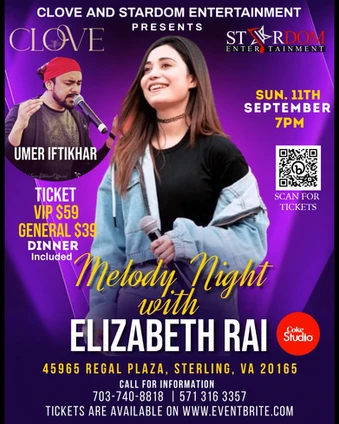 MELODY NIGHT WITH ELlZABETH RAI